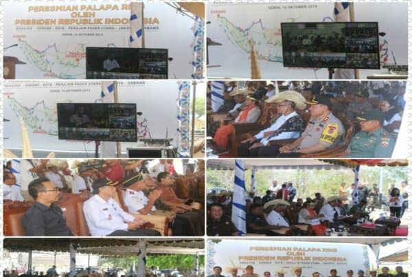 Kepala BNNK Rote Ndao Menghadiri Peresmian Jaringan Internet Palapa Ring Wilayah Timur Oleh Presiden RI