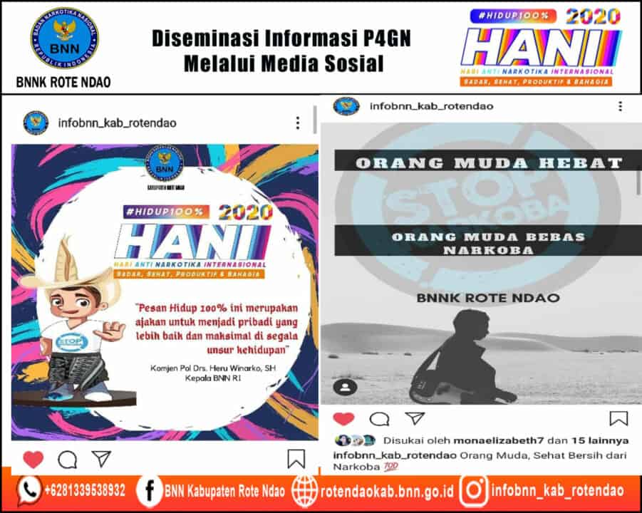Diseminasi Informasi P4GN Melalui Media Sosial