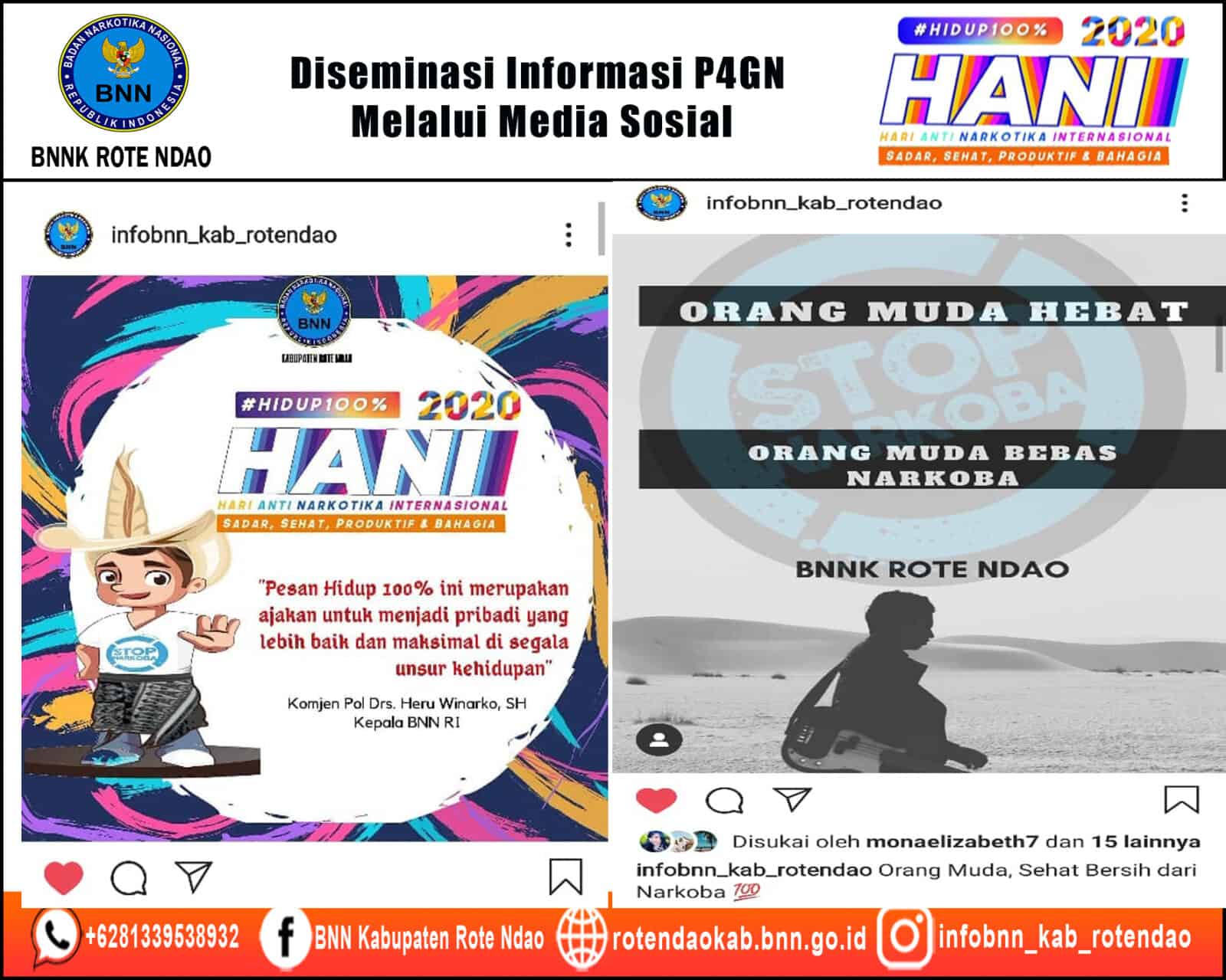 Diseminasi Informasi P4GN Melalui Media Sosial Diseminasi Informasi P4GN Melalui Media Sosial