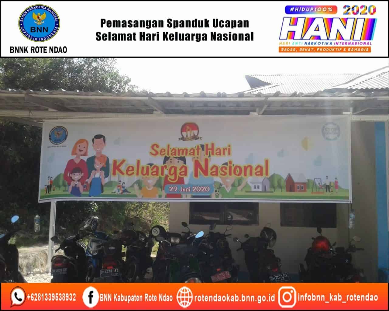 Pemasangan Spanduk Ucapan Selamat Memperingati Hari Keluarga Nasional (Harganas) Pemasangan Spanduk Ucapan Selamat Memperingati Hari Keluarga Nasional (Harganas)