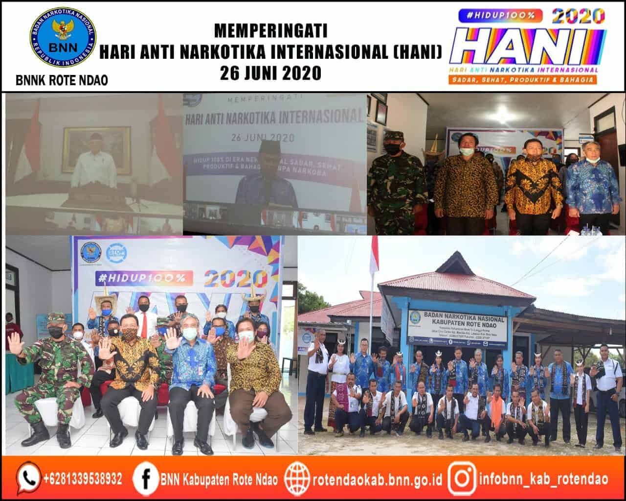 Memperingati Hari Anti Narkotika Internasional (HANI) 2020 Memperingati Hari Anti Narkotika Internasional (HANI) 2020