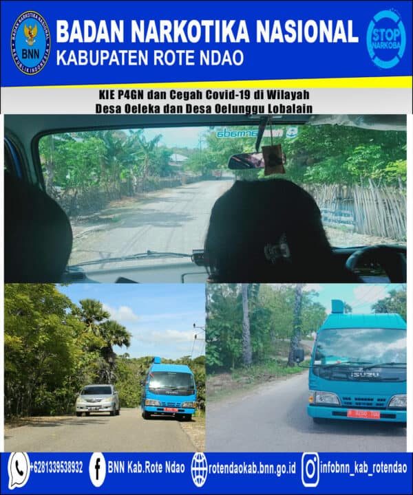 KIE P4GN dan Cegah Covid-19 di Wilayah Desa Oeleka dan Desa Oelunggu Lobalain