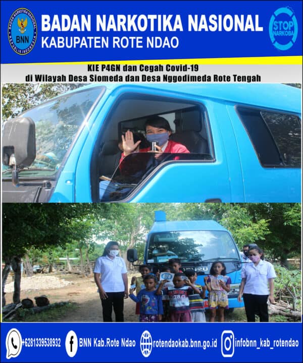 KIE P4GN dan Cegah Covid-19 di wilayah Desa Siomeda dan Desa Nggodimeda Rote Tengah