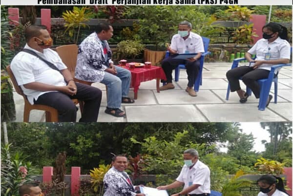 Koordinasi Dengan Organisasi PGRI Kabupaten Rote Ndao Pembahasan Draft Perjanjian Kerja Sama (PKS) P4GN
