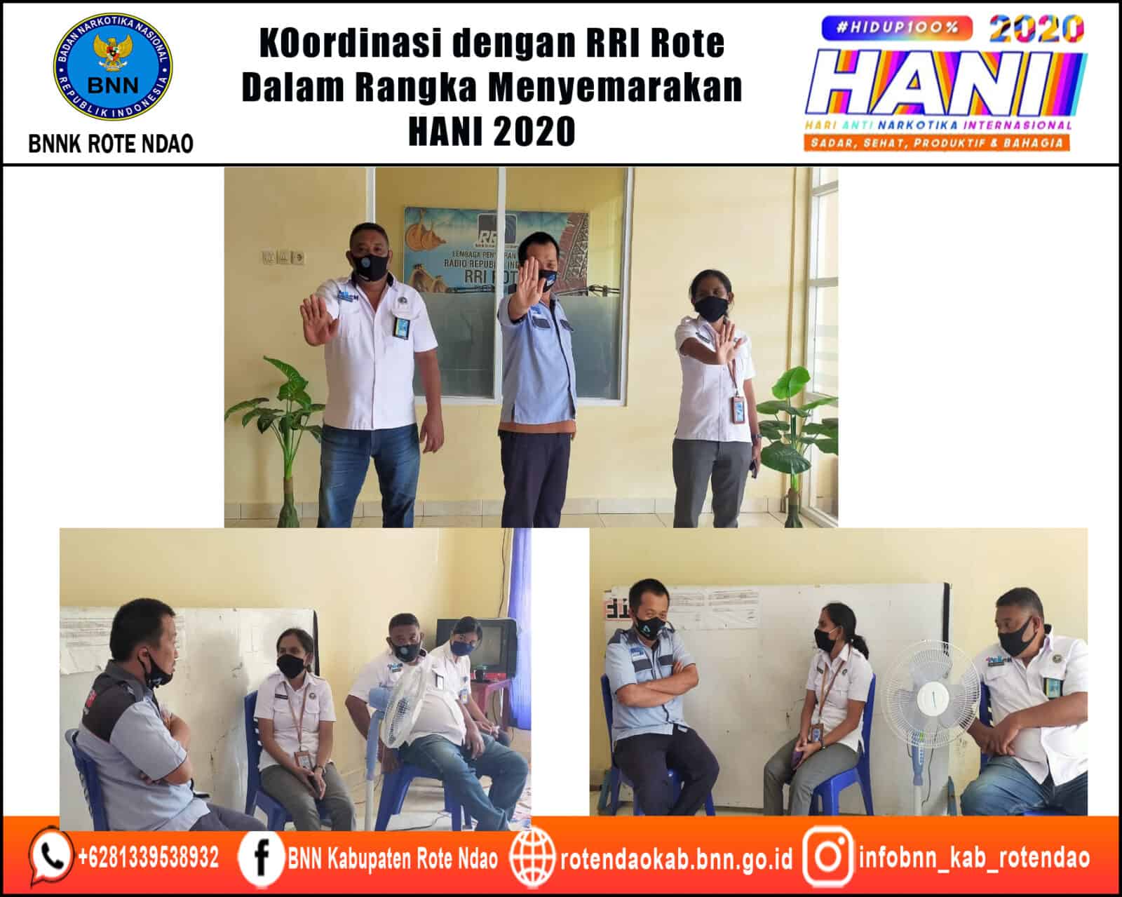 Koordinasi Dengan RRI Rote Dalam Rangka Menyemarakan HANI 2020. Koordinasi Dengan RRI Rote Dalam Rangka Menyemarakan HANI 2020.