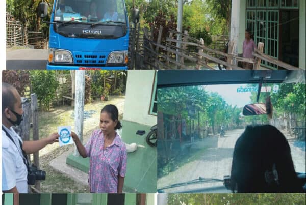 Pra HANI KIE P4GN dan Cegah Covid-19 di wilayah Desa Maubesi dan Kelurahan Onatali Rote Tengah