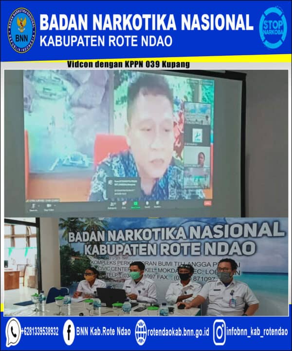 Vidcon dengan KPPN 039 Kupang Kegiatan Flash Meeting Petunjuk Teknis Pelaksaan Pengajuan SPM ke KPPN Pada Masa Keadaan Darurat Covid-19