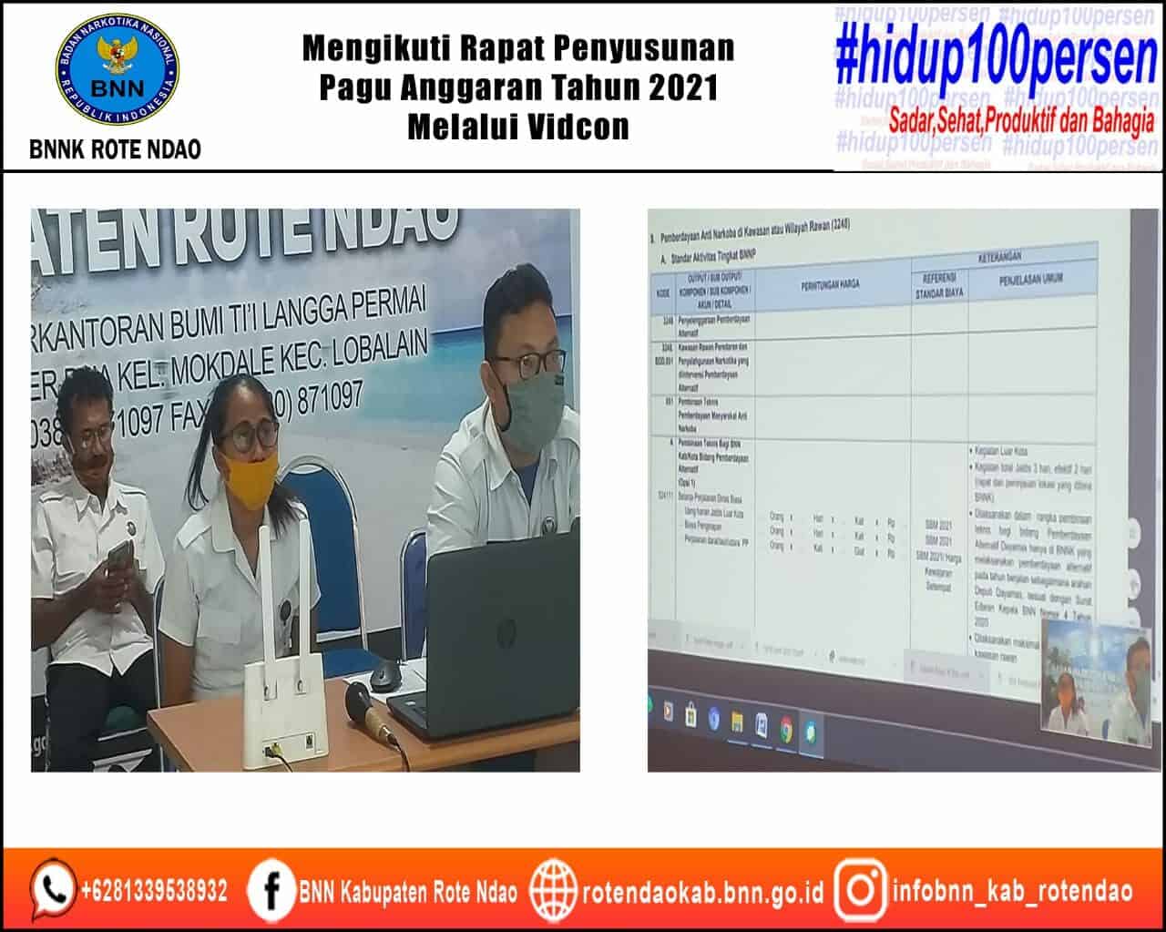 Mengikuti Rapat Penyusunan Pagu Anggaran 2021 Malalui Vidcon Mengikuti Rapat Penyusunan Pagu Anggaran 2021 Malalui Vidcon