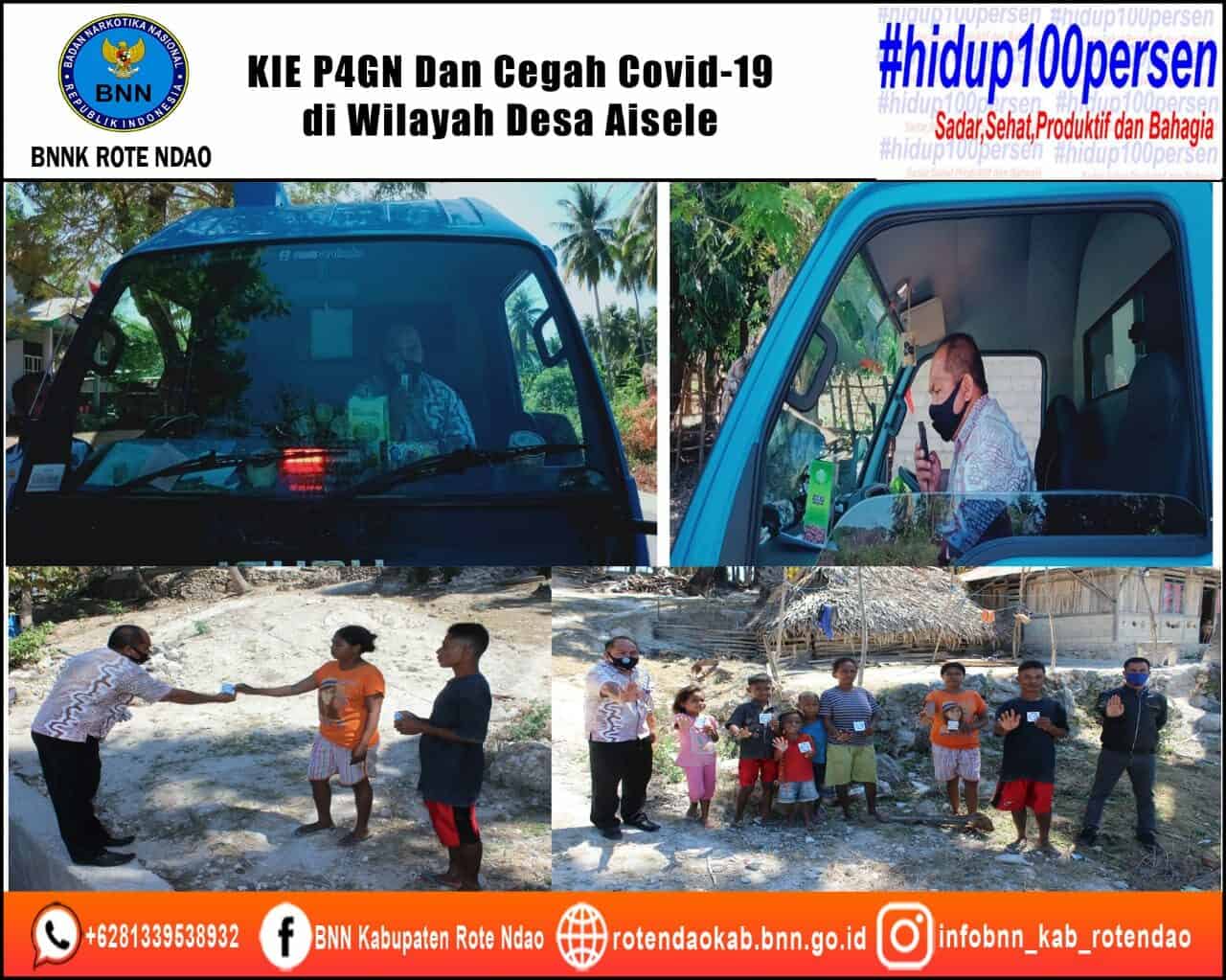 BNNK Rote Ndao Melakukan KIE P4GN dan Cegah Covid-19 di wilayah Desa Aisele BNNK Rote Ndao Melakukan KIE P4GN dan Cegah Covid-19 di wilayah Desa Aisele