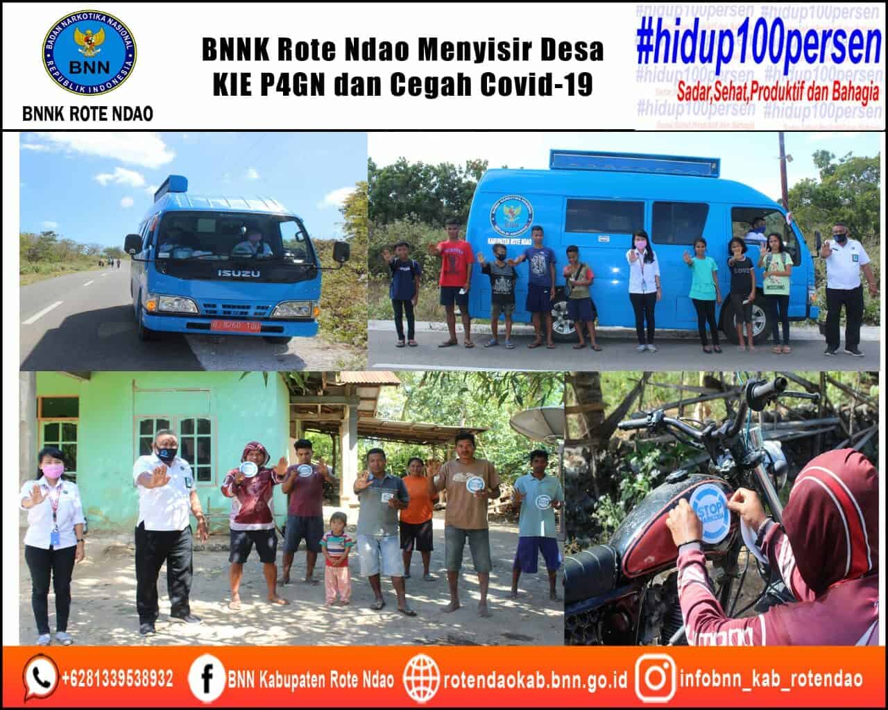 BNNK Rote Ndao Menyisir Desa KIE P4GN dan Cegah Covid-19 di wilayah Desa Oeteas BNNK Rote Ndao Menyisir Desa KIE P4GN dan Cegah Covid-19 di wilayah Desa Oeteas