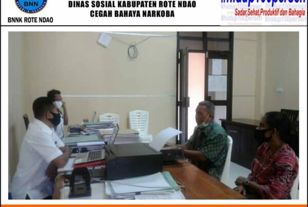Koordinasi Bermitra Dengan Dinas Sosial Kabupaten Rote Ndao Cegah Bahaya Narkoba