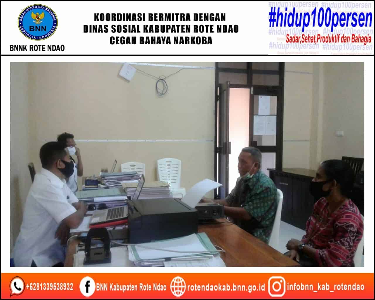 Koordinasi Bermitra Dengan Dinas Sosial Kabupaten Rote Ndao Cegah Bahaya Narkoba Koordinasi Bermitra Dengan Dinas Sosial Kabupaten Rote Ndao Cegah Bahaya Narkoba