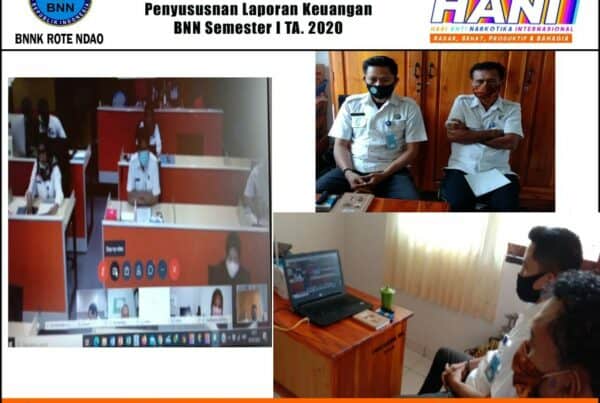 Rapat Rekonsiliasi dan Penelahaan Penyusunan Laporan Keuangan BNN Semester 1 Tahun 2020