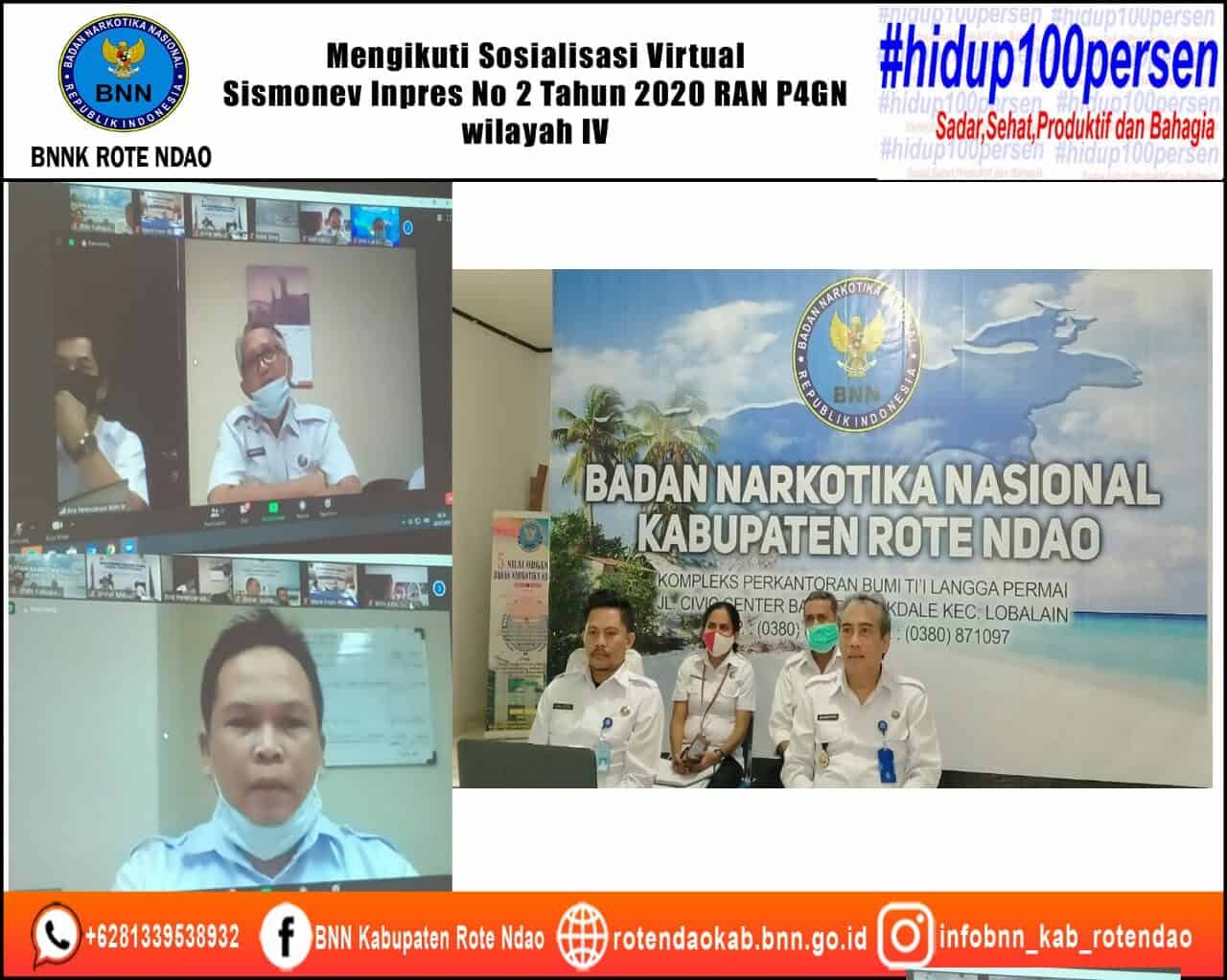 Mengikuti Kegiatan Sosialisasi Virtual Sismonev Inpres Nomor 2 Tahun 2020 Wilayah IV Mengikuti Kegiatan Sosialisasi Virtual Sismonev Inpres Nomor 2 Tahun 2020 Wilayah IV