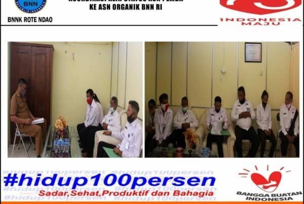 Koordinasi dengan Kepala Badan Kepegawaian, Pendidikan dan Pelatihan Kabupaten Rote Ndao Terkait Alih Status ASN Pemda ke ASN BNN RI