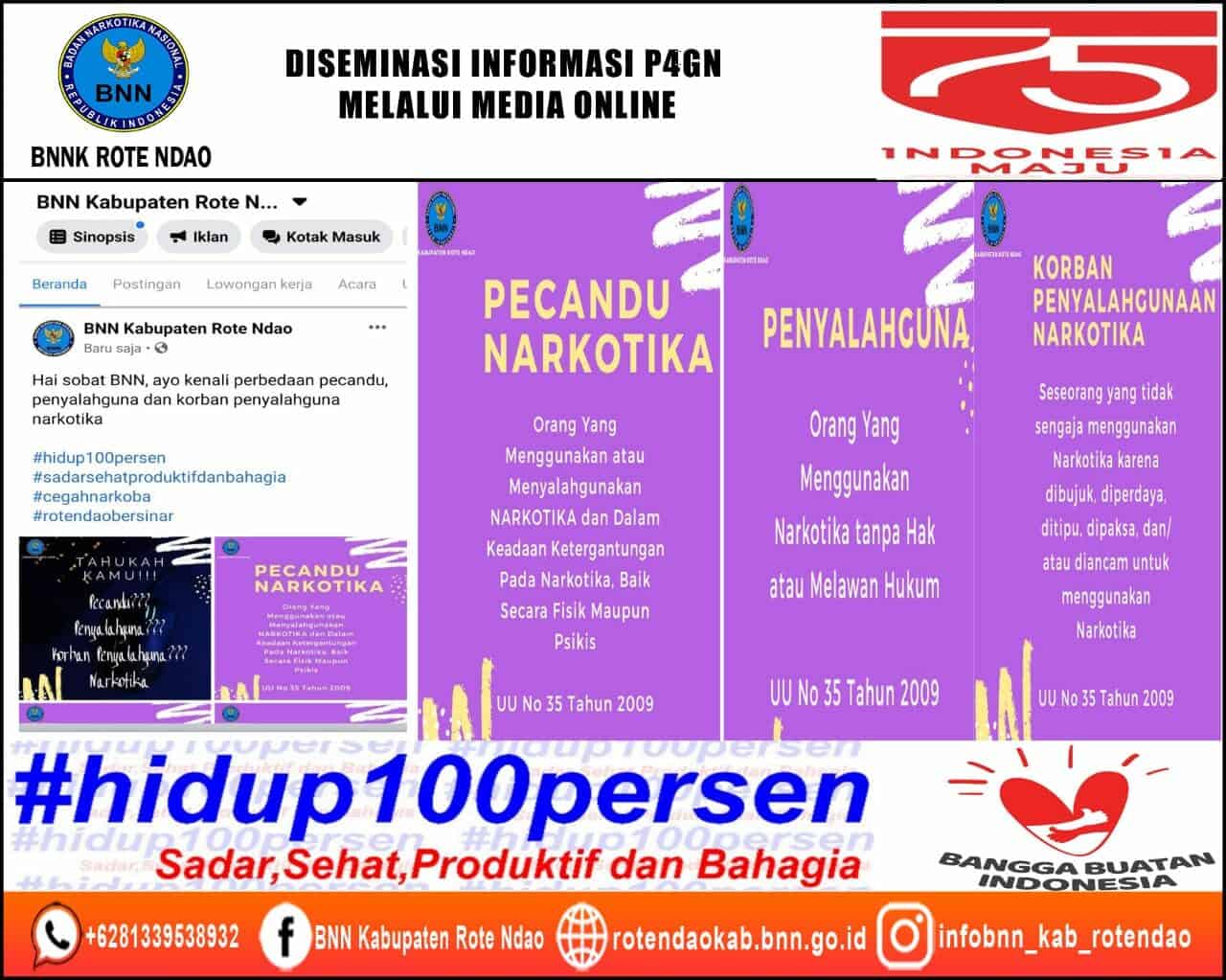 Diseminasi Informasi P4GN Melalui Media Online Diseminasi Informasi P4GN Melalui Media Online