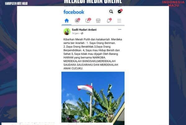 Relawan Anti Narkoba Desa Papela Rote Timur Melakukan Diseminasi Informasi P4GN Melalui Media Online