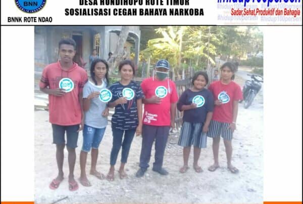 Penggiat Anti Narkoba Desa Hundihopo Rote Timur Sosialisasi cegah bahaya narkoba