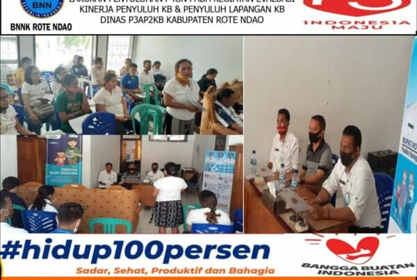 Penggiat Anti Narkoba Instansi Pemerintah Melakukan Penyuluhan P4GN pada Kegiatan Rapat Evaluasi Penyuluh KB dan Penyuluh Lapangan KB Dinas P3AP2KB Kabupaten Rote Ndao