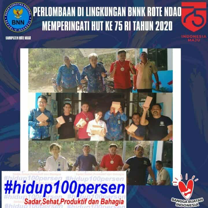 Kegiatan Perlombaan di Lingkungan BNNK Rote Ndao Memperingati HUT ke -75 RI Tahun 2020 *_