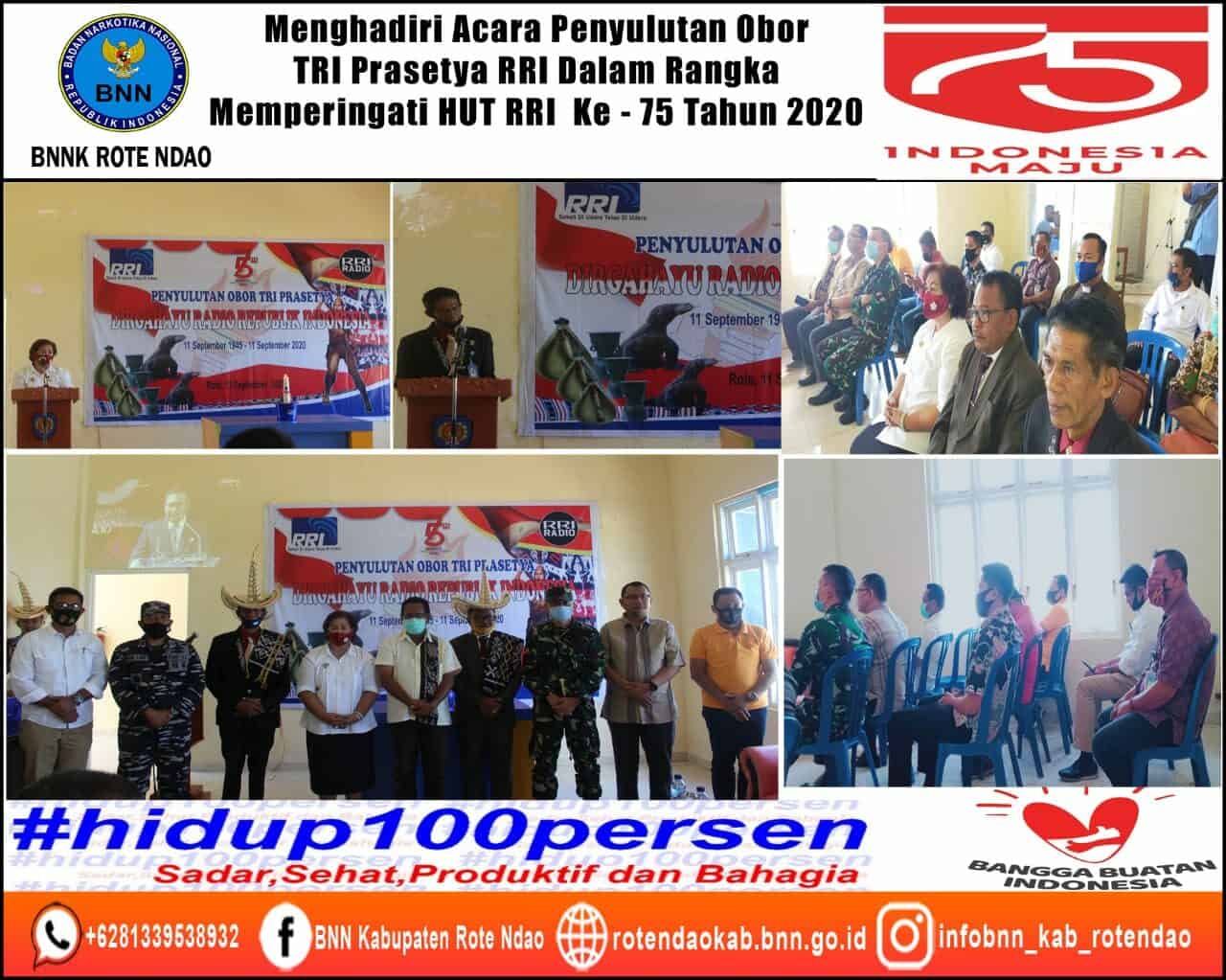 Menghadiri Acara Penyulutan Obor TRI Prasetya RRI Ke - 75 Tahun 2020 Menghadiri Acara Penyulutan Obor TRI Prasetya RRI Ke – 75 Tahun 2020