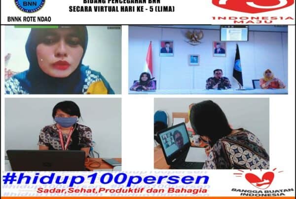 Mengikuti Kegiatan Pelatihan Teknis Bidang Pencegahan BNN secara Virtual (Distance Learning) Hari Ke-5 (Lima)