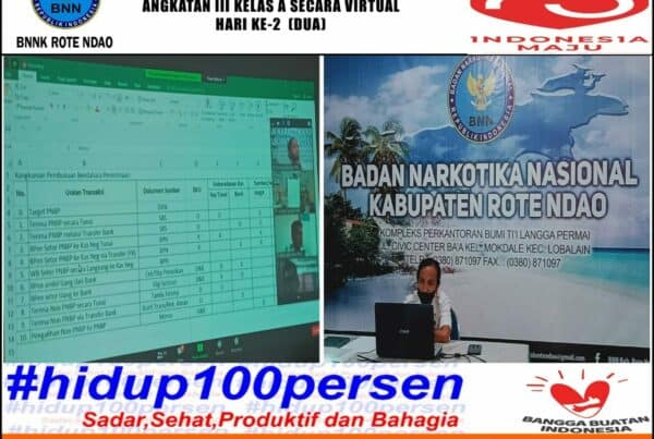 Mengikuti Kegiatan Pelatihan Bendahara Penerimaan Angkatan III Kelas A secara Virtual Hari Ke – 2 (Dua).