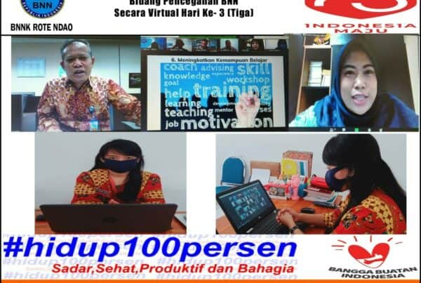 Mengikuti Kegiatan Pelatihan Teknis Bidang Pencegahan BNN secara Virtual (Distance Learning) Hari Ke-3 (Tiga)