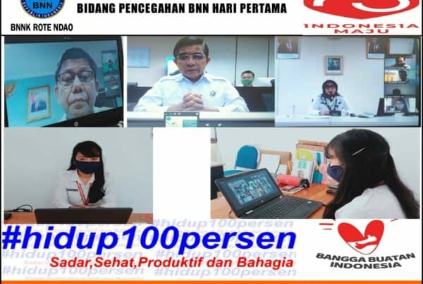 Mengikuti Kegiatan Pelatihan Teknis Bidang Pencegahan BNN secara Virtual (Distance Learning) Hari Ke-1 (Satu)