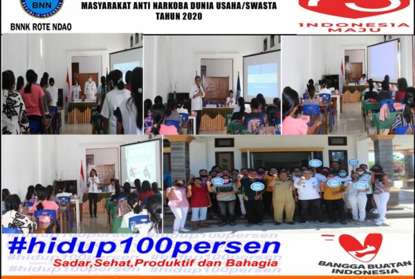 Kegiatan Program Pemberdayaan Penggiat Anti Narkoba di Dunia Usaha/Swasta Pemetaan Kelompok Sasaran Melalui Rapat Kerja Program Pemberdayaan Masyarakat Anti Narkoba Tahun 2020