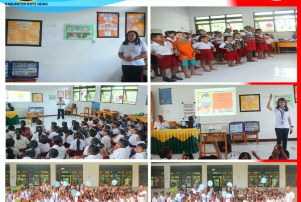 Diseminasi Informasi P4GN melalui Penyuluhan Pencegahan Dini Bahaya Narkoba kepada Guru dan Siswa SD Negeri Oemilal Rote Barat Laut