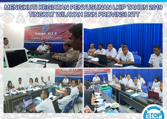 BNNK Rote Ndao mengekuti Rapat Finalisasi LKIP BNN Kewilayahan NTT