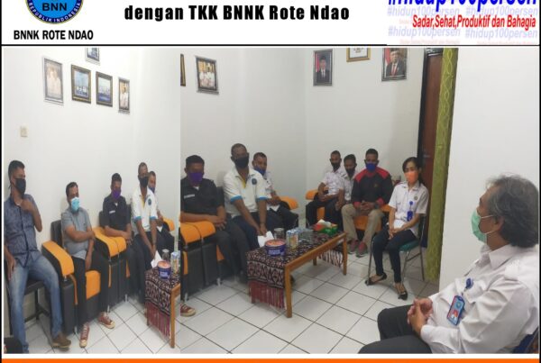 Rapat Kepala BNNK Rote Ndao dengan Tenaga Kerja Kontrak (TKK) BNNK Rote Ndao