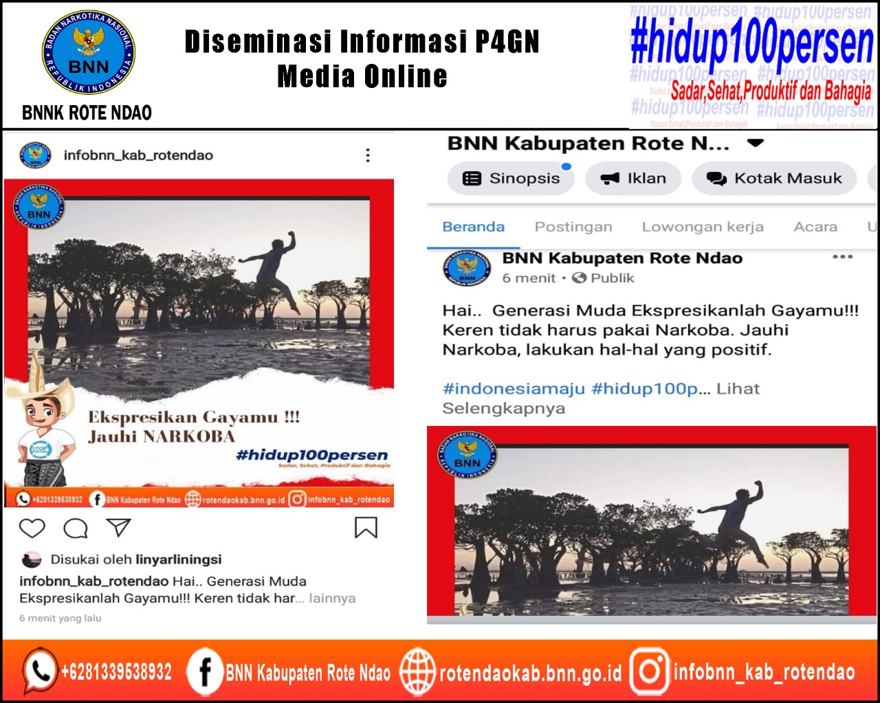 Diseminasi Informasi P4GN Melalui Media Online Diseminasi Informasi P4GN Melalui Media Online