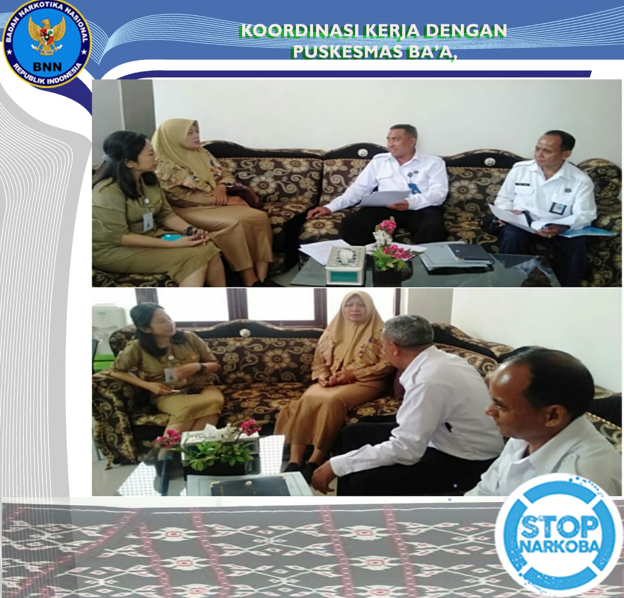 Koordinasi Kerja Dengan Puskesmas Ba'a Koordinasi Kerja Dengan Puskesmas Ba'a