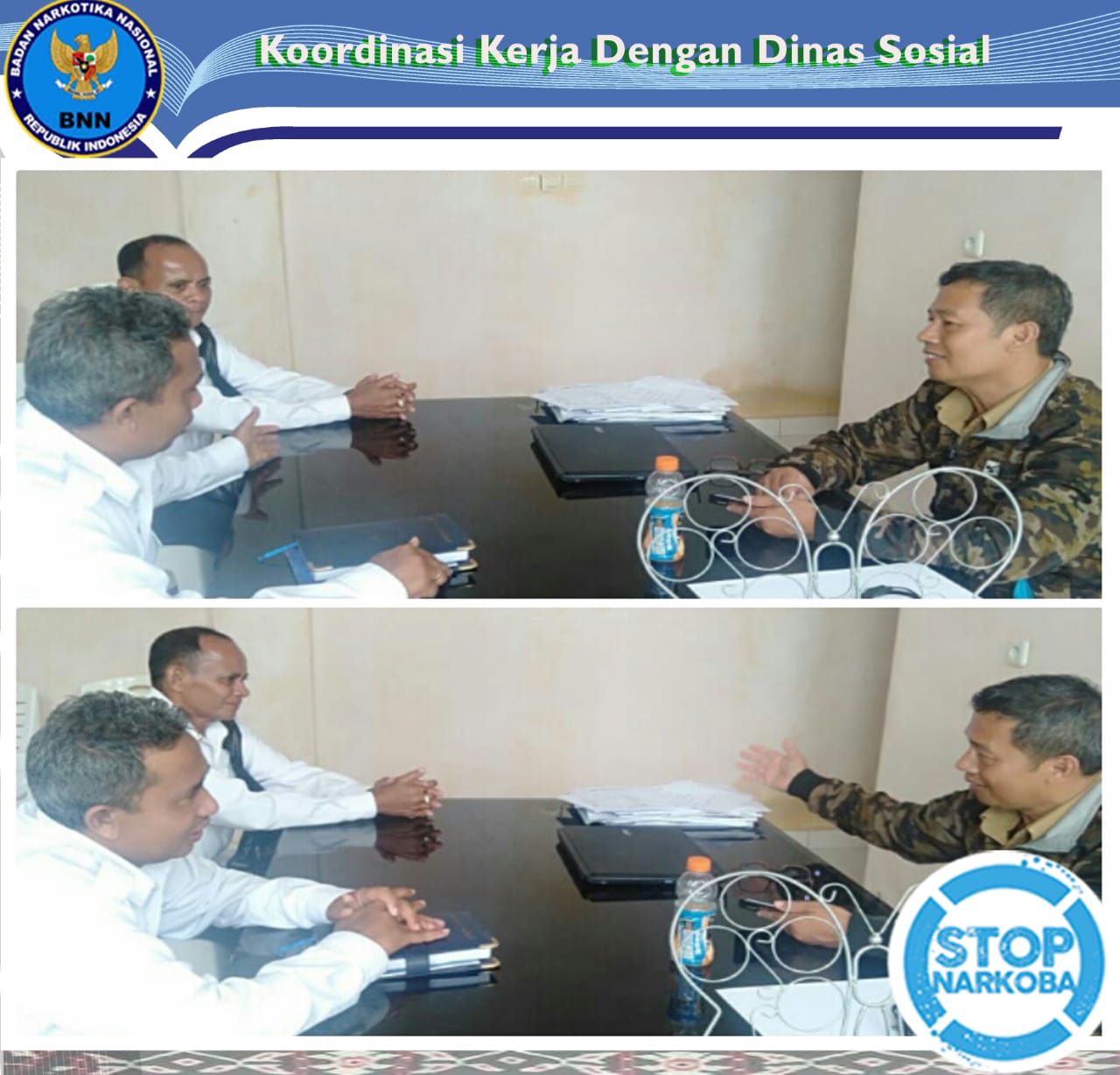 Koordinasi Kerja Dengan Dinas Sosial Kabupaten Rote Ndao Koordinasi Kerja Dengan Dinas Sosial Kabupaten Rote Ndao