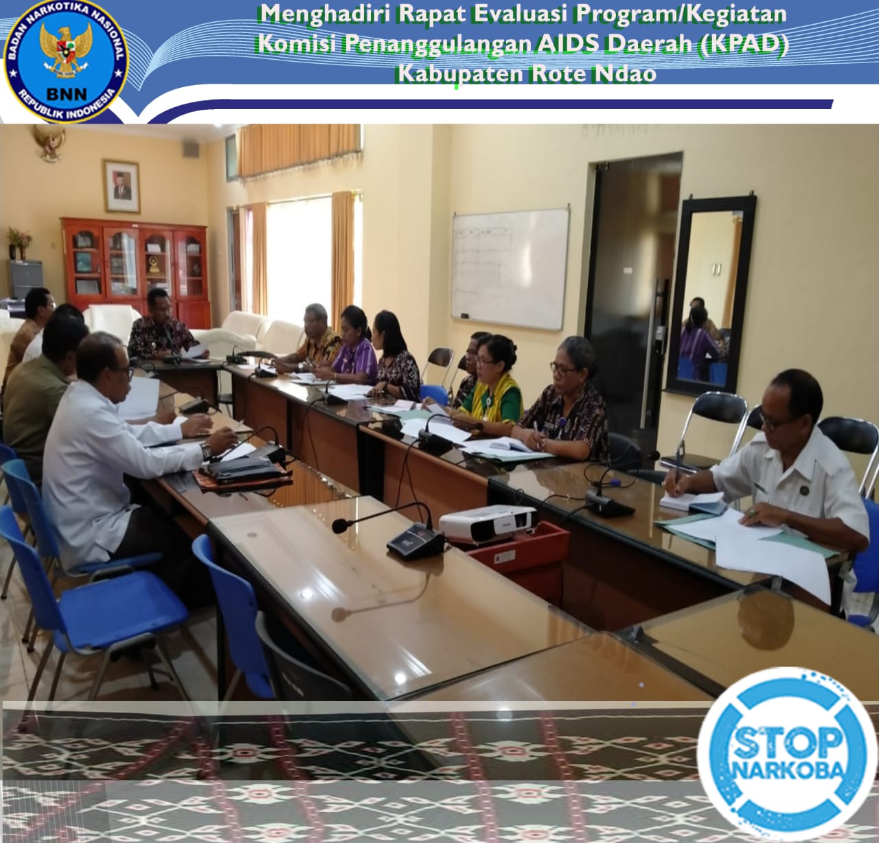 Menghadiri Undangan Rapat Evaluasi Program/Kegiatan HIV & AIDS Tahun 2019 dan Pelaksanaan Program/kegiatan Tahun 2020 Menghadiri Undangan Rapat Evaluasi Program/Kegiatan HIV & AIDS Tahun 2019 dan Pelaksanaan Program/kegiatan Tahun 2020