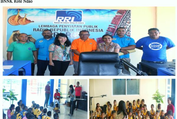 Edukasi Cegah Dini Bahaya Penyalahgunaan Narkoba Dalam Program Acara TK Ceria RRI Rote Kepada Anak-anak TK Syekinah Lelain Rote