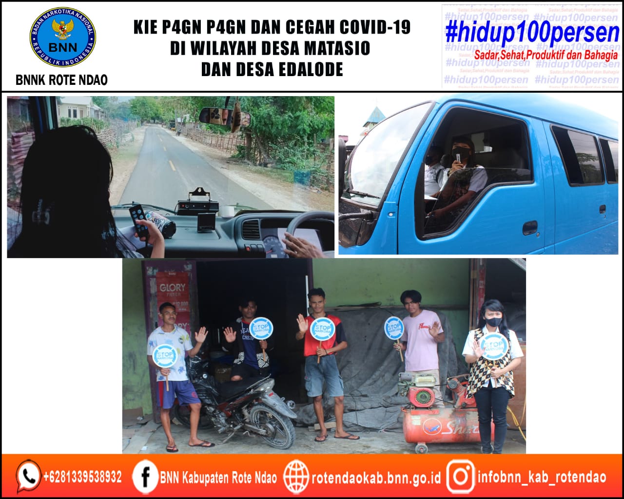 KIE P4GN dan Cegah Covid-19 di Wilayah Desa Matasio dan Desa Edalode KIE P4GN dan Cegah Covid-19 di Wilayah Desa Matasio dan Desa Edalode