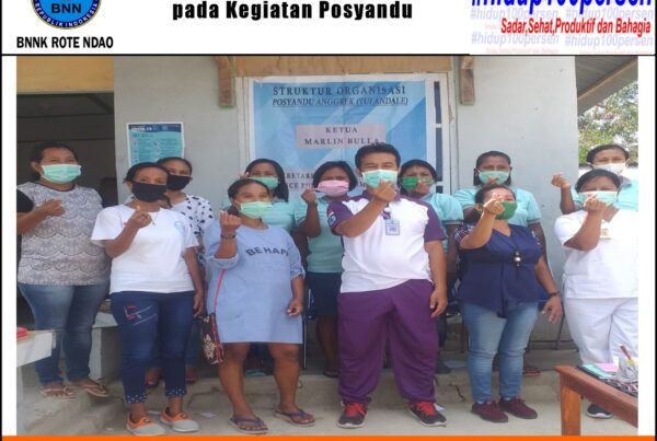 Himbauan Cegah Bahaya Narkoba pada Kegiatan Posyandu