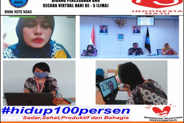 Mengikuti Kegiatan Pelatihan Teknis Bidang Pencegahan BNN secara Virtual (Distance Learning) Hari Ke-5 (Lima)
