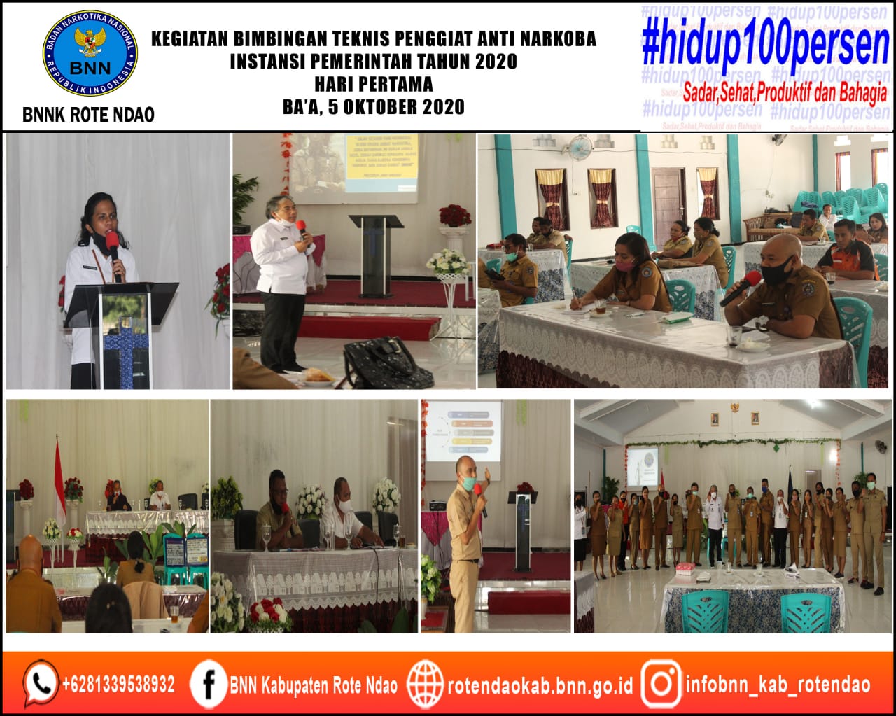 Kegiatan Bimbingan Teknis Penggiat Anti Narkoba Instansi Pemerintah Tahun 2020 Hari Pertama Kegiatan Bimbingan Teknis Penggiat Anti Narkoba Instansi Pemerintah Tahun 2020 Hari Pertama