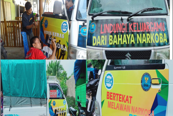 Diseminasi Informasi P4GN Melalui Pemasangan Branding Pada Sarana Publik