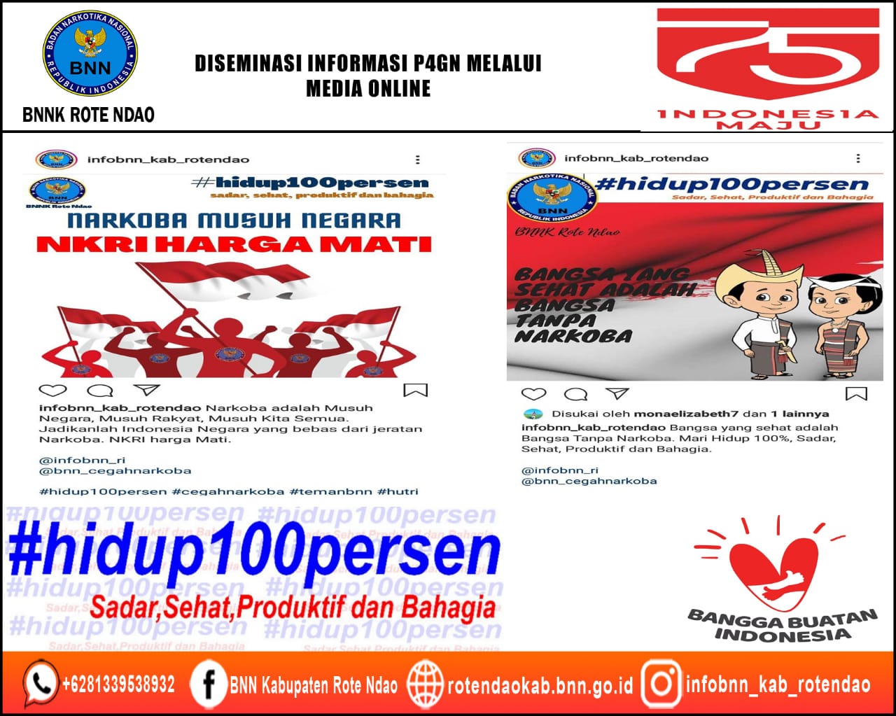 Diseminasi Informasi P4GN Melalui Media Online Diseminasi Informasi P4GN Melalui Media Online