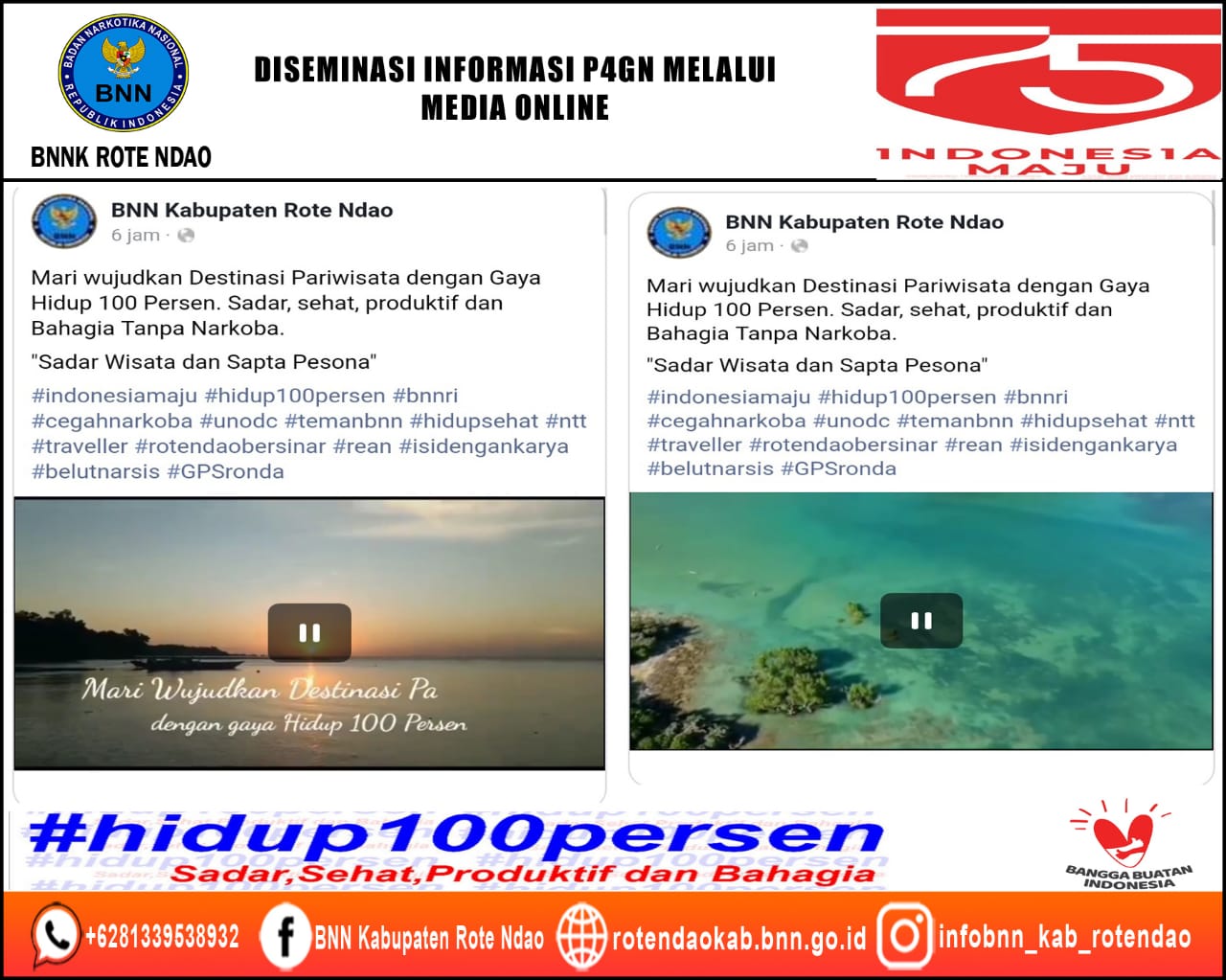 Diseminasi Informasi P4GN Melalui Media Online Diseminasi Informasi P4GN Melalui Media Online