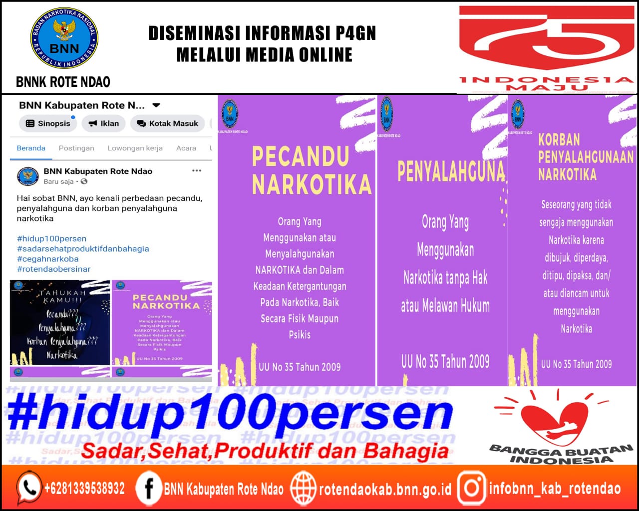 Diseminasi Informasi P4GN Melalui Media Online Diseminasi Informasi P4GN Melalui Media Online