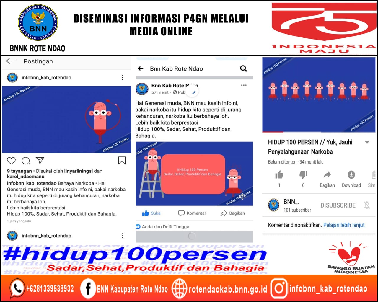 Diseminasi Informasi P4GN Melalui Media Online Diseminasi Informasi P4GN Melalui Media Online