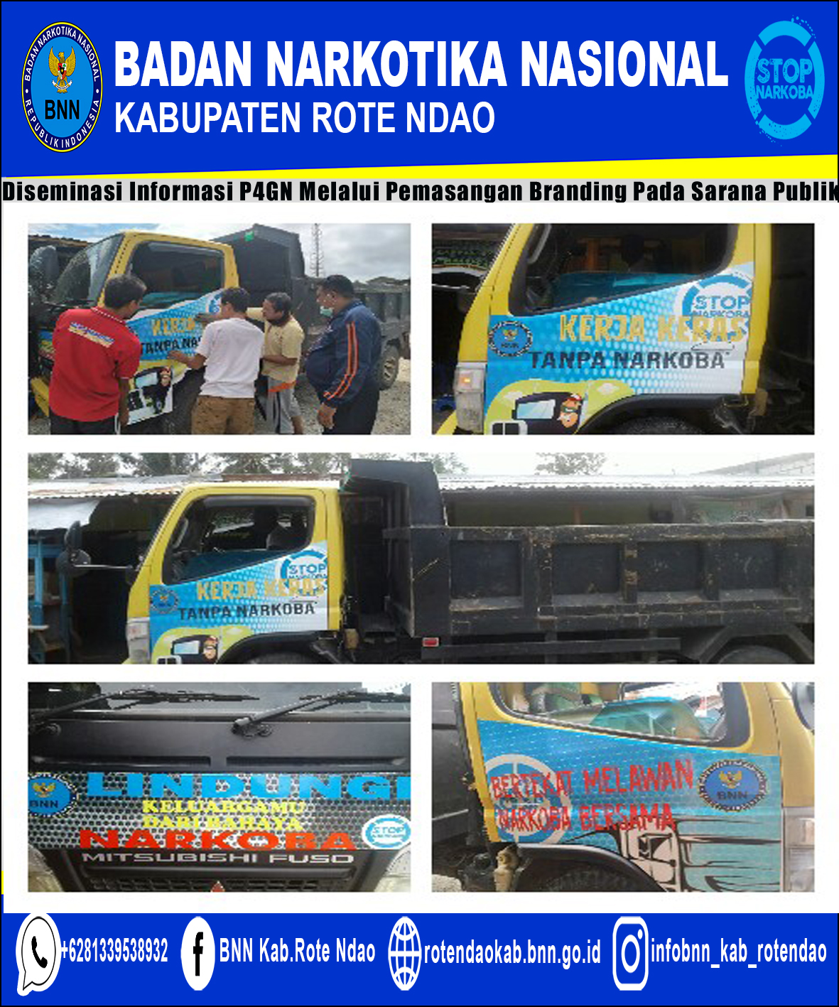 Diseminasi Informasi P4GN Melalui Pemasangan Branding Pada Sarana Publik Diseminasi Informasi P4GN Melalui Pemasangan Branding Pada Sarana Publik
