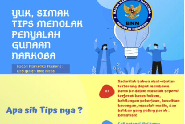Diseminasi informasi P4GN melalui media online (Instagram dan Facebook) BNNK Rote Ndao