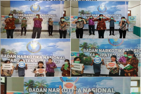Edukasi Bahaya Narkoba dan cegah Covid-19 melalui Media Sosial BNNK Rote Ndao.